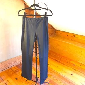 Under Armour Black Straight Leg Yoga Pants, EUC